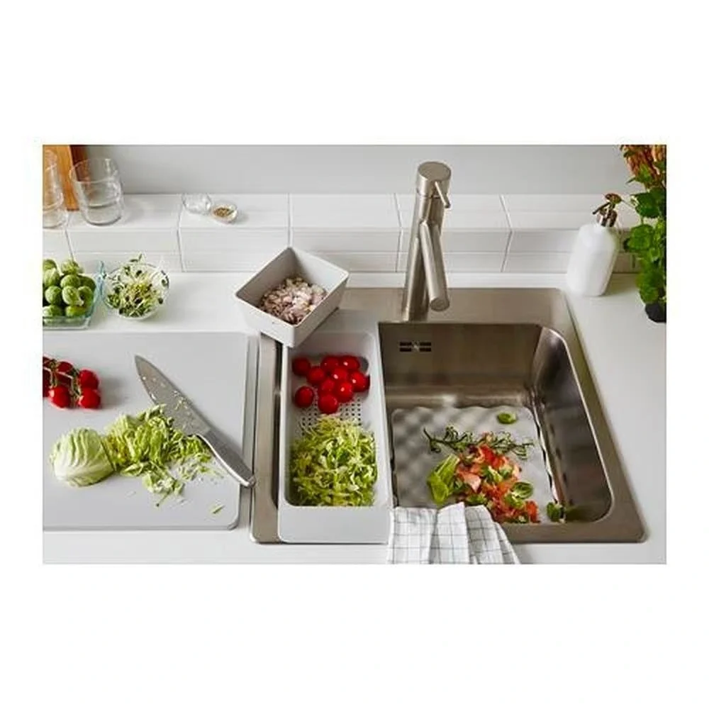Ikea GRUNDVATTNET Colander Gray for Sink Dish Dryer New Discontinued 903.142.80